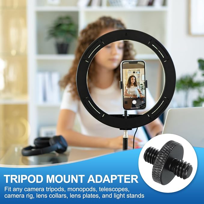 PATIKIL Tripod Screw Adapter 1/4" Male to M6 Male, 18 mm - Image 4