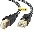 BUSOHE Cat 8 Ethernet Cable 6 FT, High Speed 40Gbps 2000Mhz Braided Network by BUSOHE
