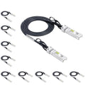 10Gtek SFP+ DAC Twinax Cable, 10G SFP+ to SFP+ Direct Attach Copper Patch by 10Gtek