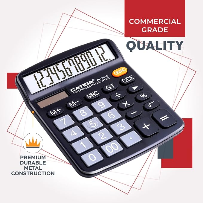 CATIGA Desktop Calculator 12 Digit - Image 6