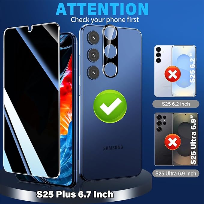 firtstnow 3 Pack Privacy Screen Protector - Image 7