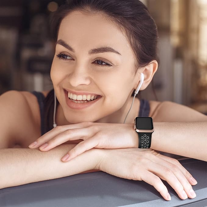 Lerobo Sport Bands Compatible for Apple Watch Band 40mm 38mm 42mm 41mm - Image 3