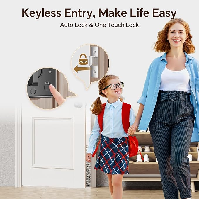 Ulecoce Keyless Entry Door Lock - Image 6