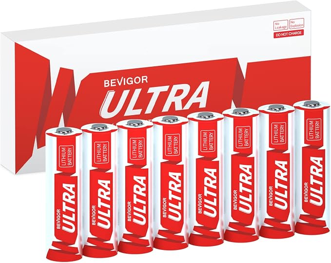 BEVIGOR Lithium Batteries AA, 1.5V AA Lithium Battery, Double A Battery by BEVIGOR