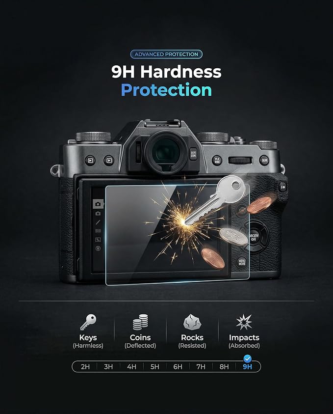 iDaPro Screen Protector for Fujifilm X-T30 III X-T30III Fuji X-T30 Mark III + - Image 2