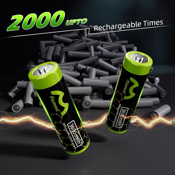Rechargeable AA Batteries Lithium - Image 4