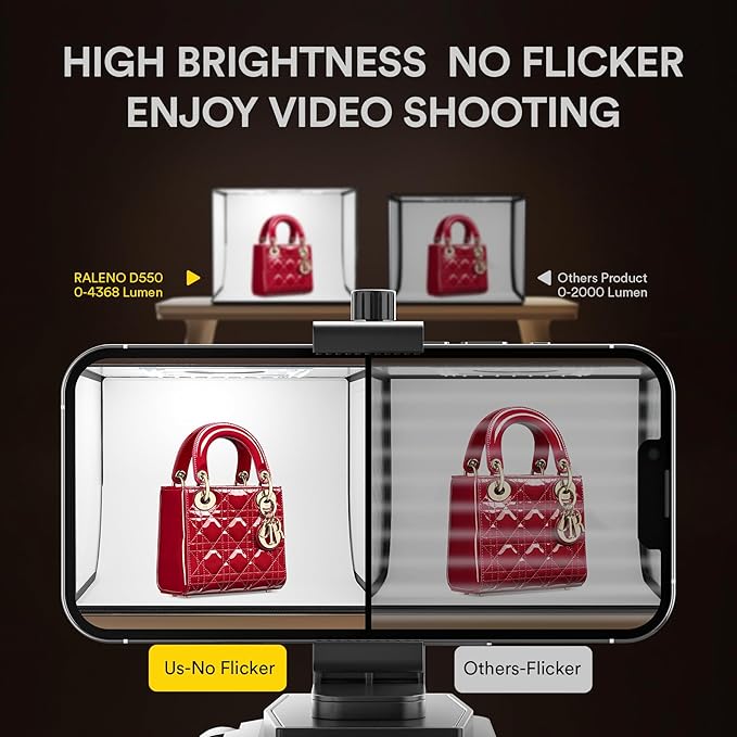 RALENO Photo Studio Light Box, Light Box Photography - Image 3