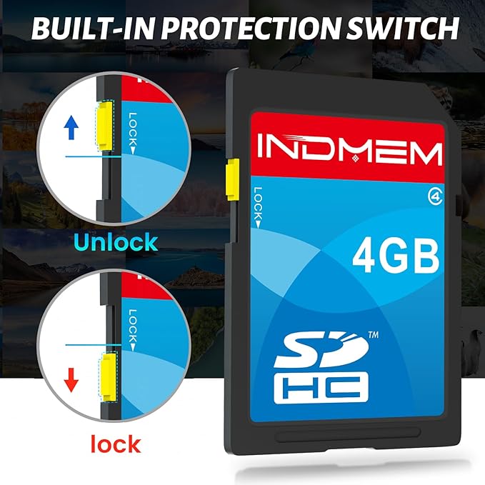SD Card 4GB 3 Pack, Class 4 Flash SDHC Memory Cards MLC Stanard Secure Digital - Image 7