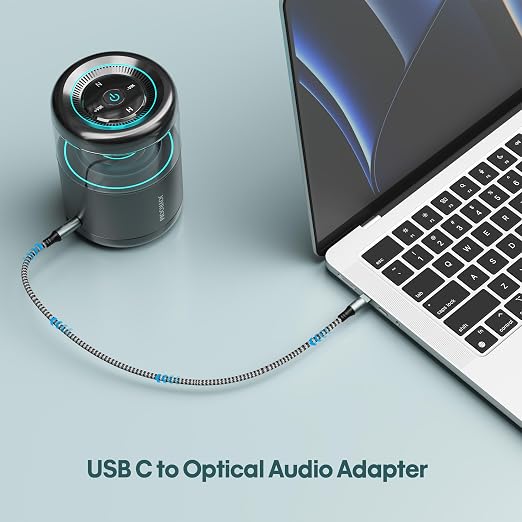 Adoreen Unidirectional USB C to Toslink Digital Optical Audio Cable 6 Ft - Image 6