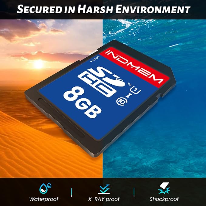 SD Card 8GB, 8 Packs Class 10 8GB Flash Memory Card MLC Standard Secure Digital - Image 5
