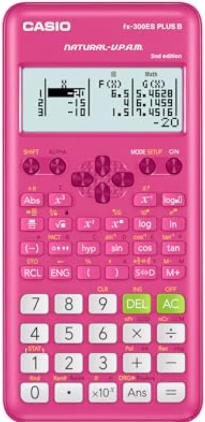 Casio fx-300ES Plus 2nd Edition Scientific Calculator, 262 Functions, Natural by Casio