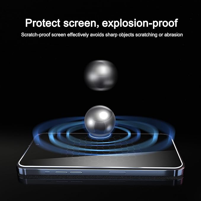 Ailun 3 Pack Screen Protector for iPhone 15 Pro + 3 Pack Camera Lens Protector - Image 6