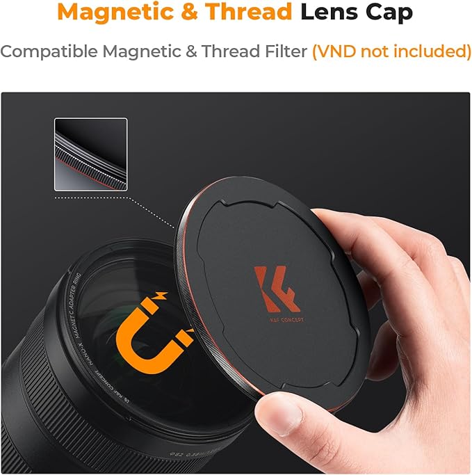 K&F CONCEPT 58mm Magnetic CPL+ND8+ND64+Magnetic Basic Ring+Lens Cap Camera Lens - Image 3