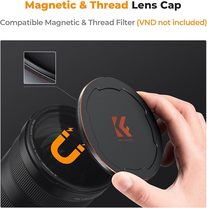 K&F CONCEPT 49mm Magnetic CPL+ND8+ND64+Magnetic Basic Ring+Lens Cap Camera Lens - Image 3