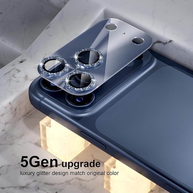 Choiche Compatible for iPhone 17 Pro Camera Lens Protector, Bling Camera Cover - Image 7