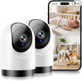 YOTON Indoor Security Camera, 2K 360° Wi-Fi Baby Monitor & Pet Camera w/Motion by YOTON