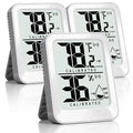 3 Pack Room Thermometer Indoor Hygrometer Digital Mini Humidity Meter Gauge by AyayaBoss