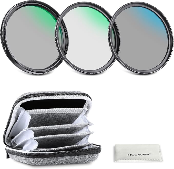 NEEWER 72mm UV/CPL/ND Lens Filter Kit by Neewer