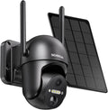 SEHMUA Solar Security Cameras Wireless Outdoor, 2K 360° View Battery Powered by SEHMUA