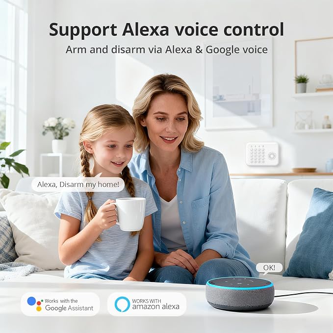 PGST Home Security System, Keyboard WiFi+GSM/4G Wireless Alarm System - Image 4