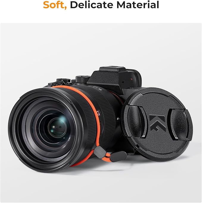 K&F Concept 86mm Lens Cap, 9-in-1 Center Pinch Lens Cover + Anti-Loss Keeper - Image 6