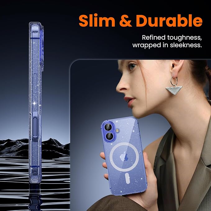 toushion 3 in 1 for iPhone 16 Case Clear - Image 6