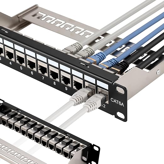 Rapink Mini 12 Port Cat6A Patch Panel by Rapink