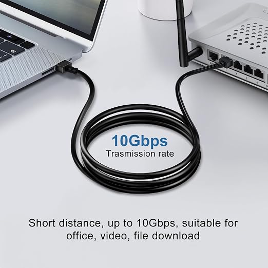 Ultra Thin Cat 6 UTP Ethernet Cable 15 Feet 5Pack, Flexible & Slim Rj45 Cat6a - Image 2