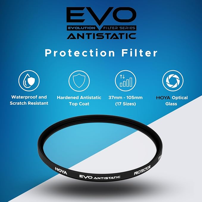 Hoya EVO Antistatic 46 mm Lens Protector — Premium Optical Glass w/ 16-Layer - Image 2