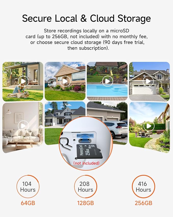 2.5K Security Camera Wireless Outdoor, 2.4G WiFi Battery Powered Indoor Camera - Image 9
