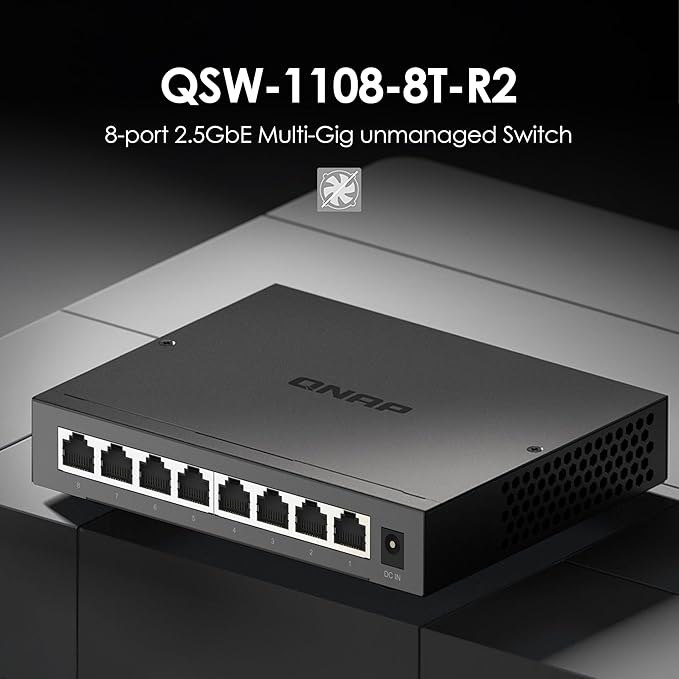 QNAP 8-Port 2.5GbE Unmanaged Switch - Image 2