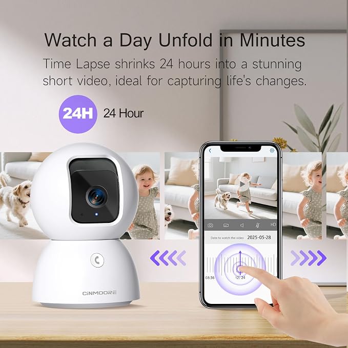5G Security Camera Indoor, 3K Pet/Dog Camera - Image 8