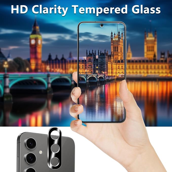 2 Pack Screen Protector for Samsung Galaxy S24 Plus 5G Tempered Glass - Image 4