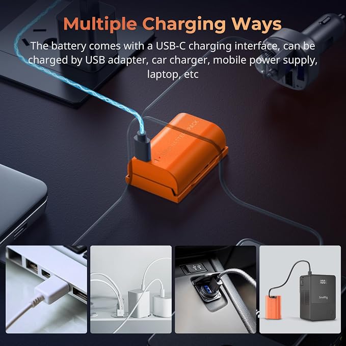 SMALLRIG 2400mAh Repalcement USB-C Battery - Image 6