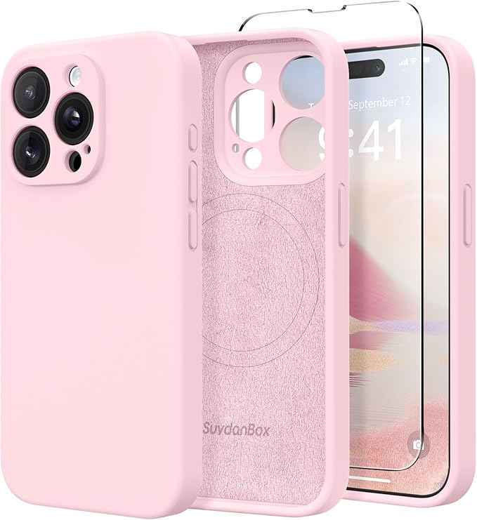 Magnetic for iPhone 15 Pro Case, Compatible by SUYDANBOX