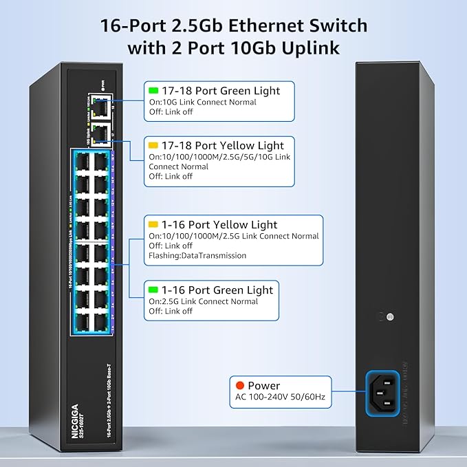 10Gbe Ethernet Switch Unmanaged - Image 2