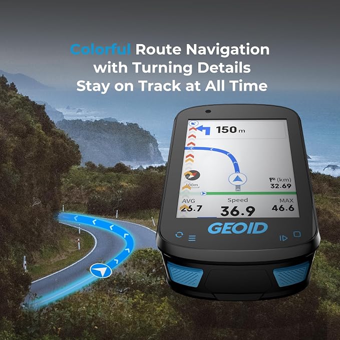 GEOID CC600 Color Screen Bike/Cycling Computer Wireless - Image 7