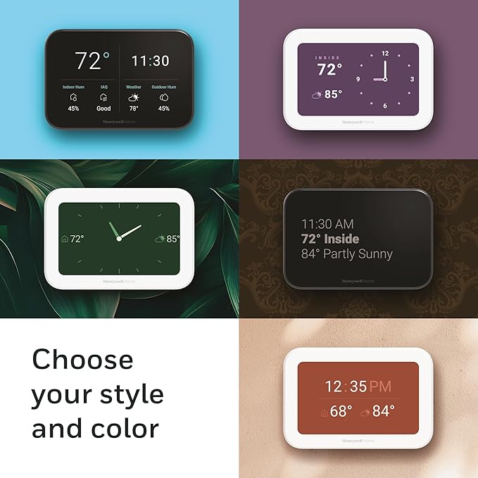Honeywell Home X8S Premium Smart Programmable Wi-Fi Thermostat - Image 3