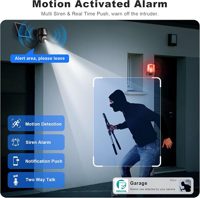 4G LTE Cellular Solar Security Cameras Wireless Outdoor, No WiFi Ultra Solar - Image 5