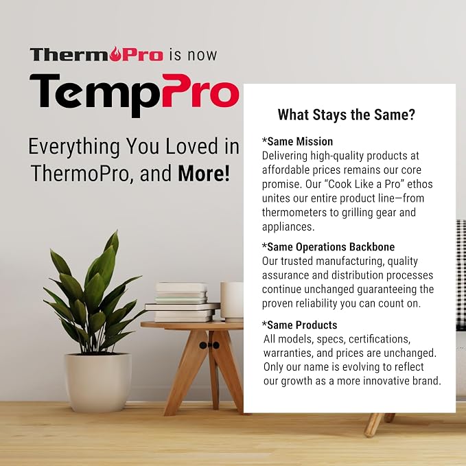 TempPro 500FT Indoor Outdoor Thermometer Wireless, Outdoor Thermometers - Image 7