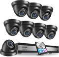 ZOSI 16 Channel Security Camera System 1080p, 2MP H.265+ Hybrid 16CH DVR by ZOSI