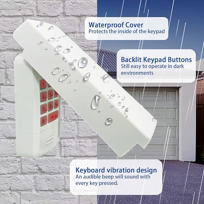 for Genie Garage Door Opener Keypad Compatible - Image 3