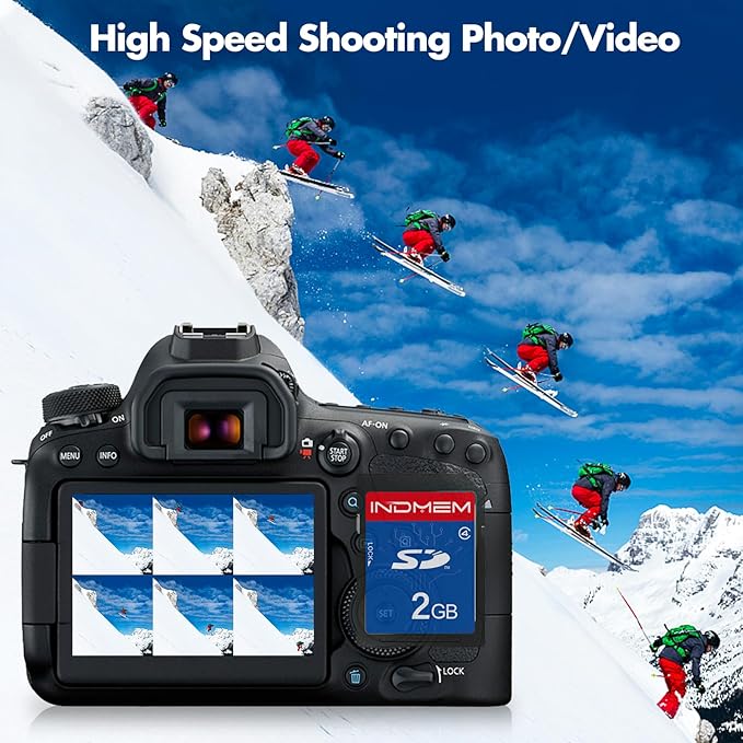 INDMEM SD Card 2GB Class 4 Flash Memory Card 2G SLC Stanard Secure Digital Cards - Image 4
