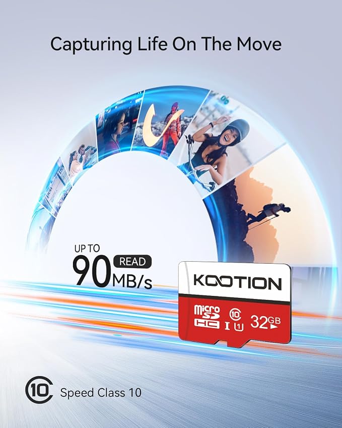 KOOTION 32GB Micro SD Card 5 Pack, Class 10 MicroSDHC Flash Memory Card - Image 2