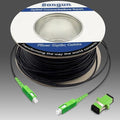 50 Meters Outdoor Armored SC/APC to SC/APC Fiber Optic Internet Cable, Low by Bangun