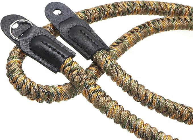 Paracord Woven Camera Neck Shoulder Strap Belt Hand Compatible - Image 3