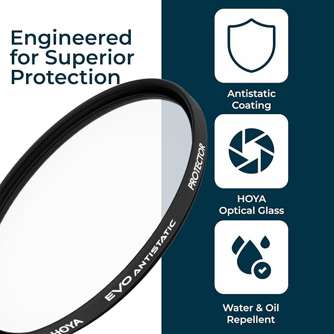 Hoya EVO Antistatic 82mm Filter — Premium Optical Glass w/ 16-Layer SMC Lens - Image 6