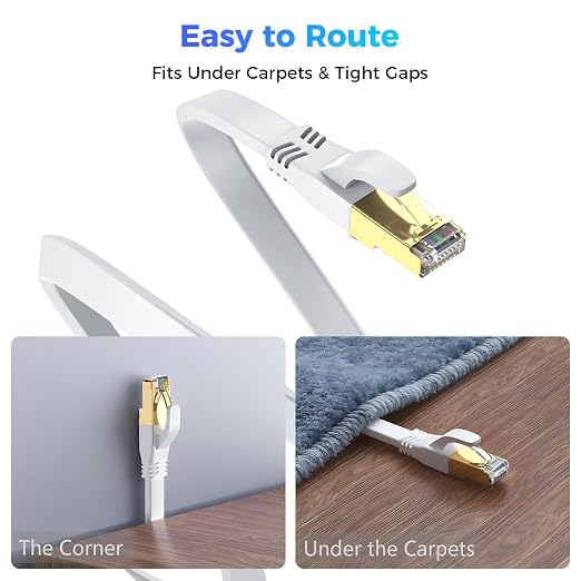 Cat 8 Ethernet Cable 6 FT, Outdoor&Indoor High Speed Heavy Duty Network LAN - Image 5