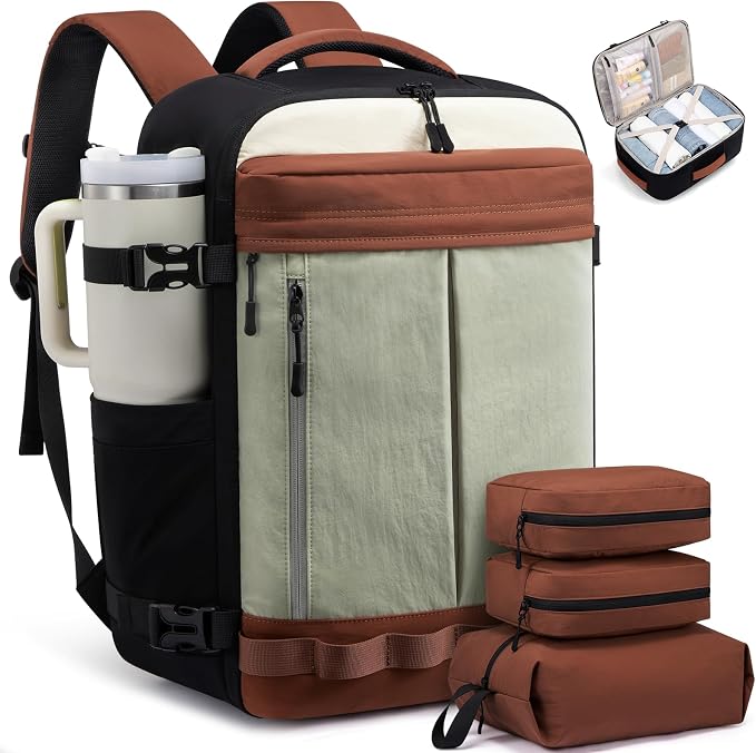 LOVEVOOK 50L Travel Backpack for Women Men, Airline Approved Carry On Luggage by LOVEVOOK