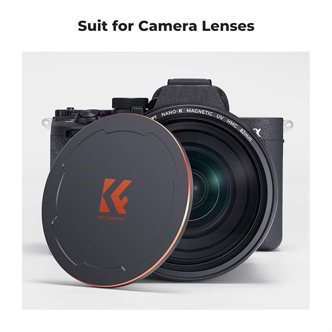 K&F CONCEPT 86mm Thread & Magnetic 2-in-1 Lens Filter Cap Only Compatible - Image 6